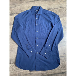 EUC Mens Thompson Shirtings By J Crew Wrinkle Free 80s 2 Ply Button Up Size S 14